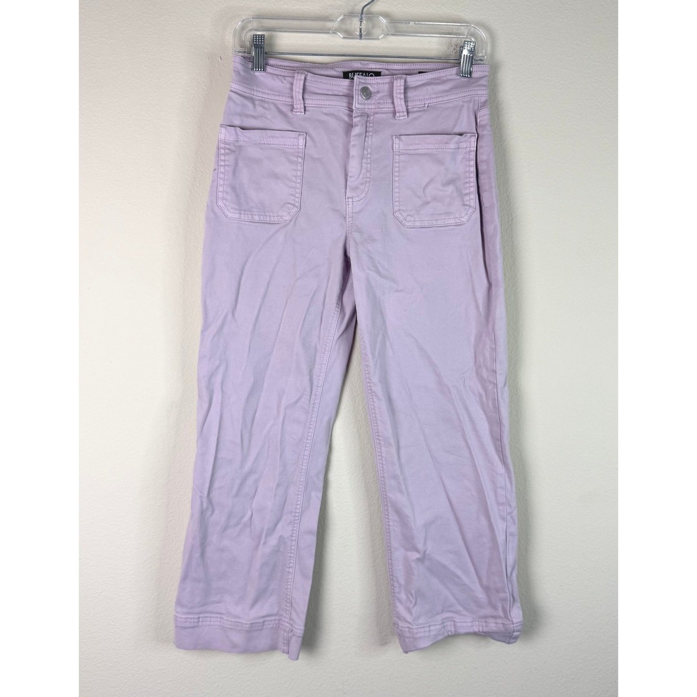 Buffalo David Bitton Pants Womens 4/27 Brigette High Rise Soft Stretch Crop